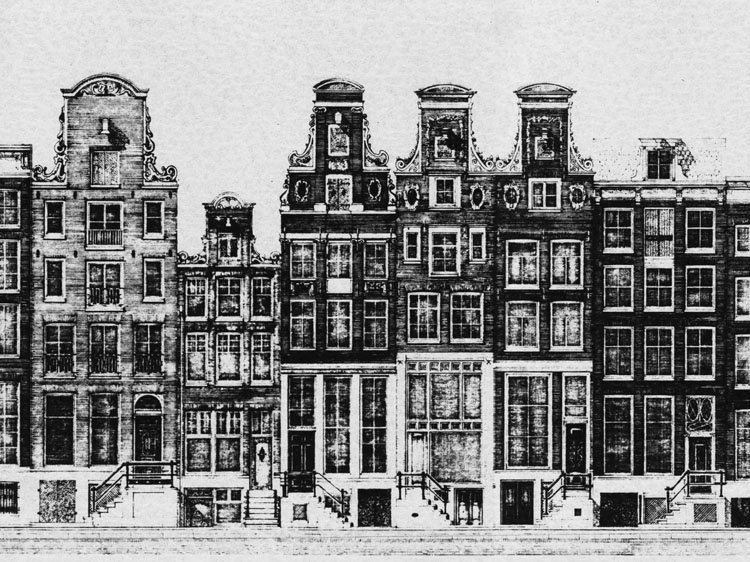 Afbeeldingsresultaat voor amsterdamse grachtenpand oud